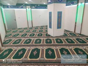 سجاده فرش طرح رضوان سبز-سجاده فرش فاخر