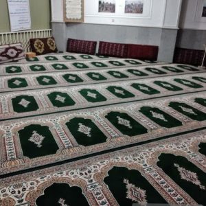 سجاده فرش طرح رضوان سبز-سجاده فرش فاخر