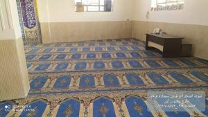 رضوان-آبی-سجاده فرش -سجاده فرش فاخر