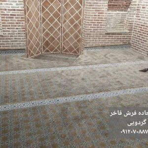 سجاده فرش تشریفات طرح تذهیب گردویی-سجاده فرش فاخر